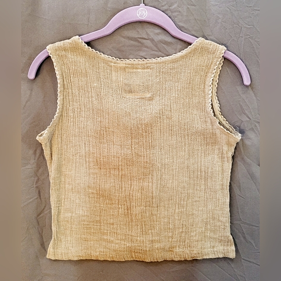 Boho Hippie Lace up Blouse - Picture 2 of 7